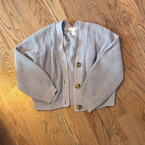 H&M Sweaters - Light blue Button-Up Cardigan